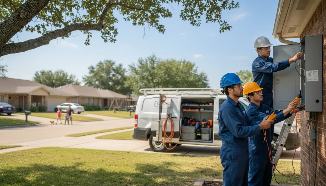 Certified electrician providing emergency electrical services in Chester, PA